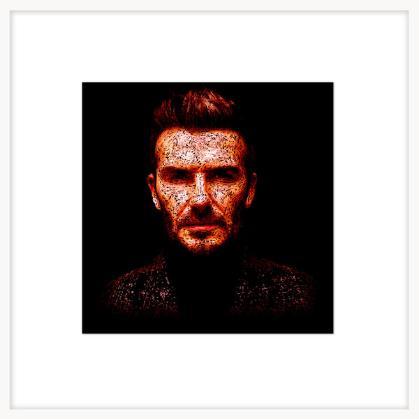 Robot Light Portrait, David Beckham