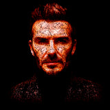 Robot Light Portrait, David Beckham