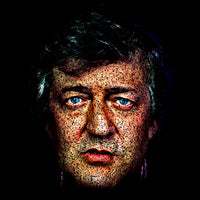 Robot Light Portrait, Stephen Fry