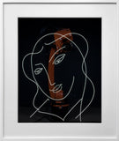 RN1450 Robot Light Drawing, Étude pour la Vierge, Visage, II, after Henri Matisse (1950-51), 2022