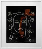 RN1452 Robot Light Drawing, Madeleine, Étude, after Henri Matisse (1950-51), 2022