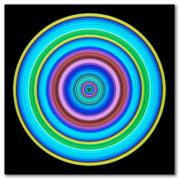 RN1609 Spectrum Circle Inverted Print, 2025