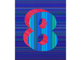 RN1388 Alphabet Print, Eight, 2020