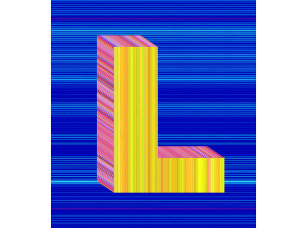 RN1361 Alphabet Print, L, 2020