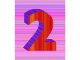 RN1382 Alphabet Print, Two, 2020