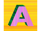 RN1350 Alphabet Print, A, 2020