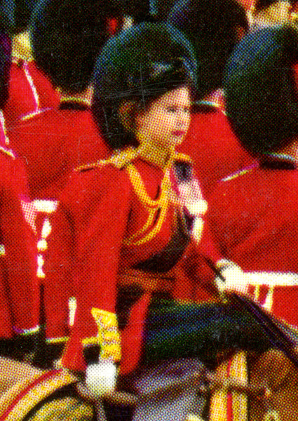 RN1053 Greetings HM Queen Elizabeth II at the Trooping of the Colour (Elizabeth), 2016