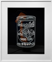 RN1473 Robot Light Drawing, Soup Can (Won Ton), after Andy Warhol (c. 1985), 2022