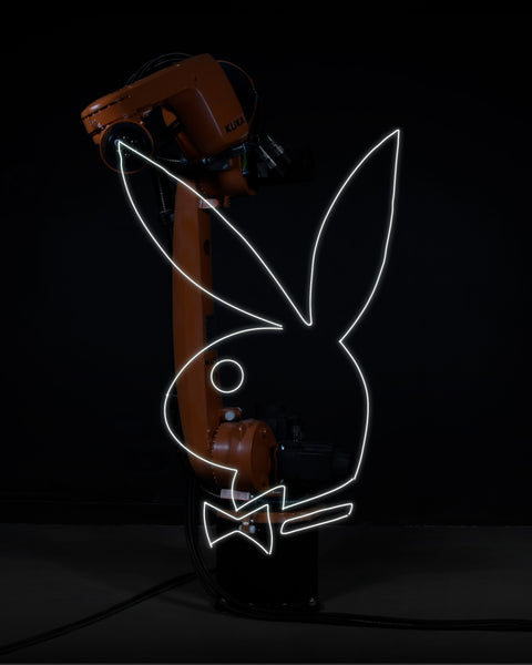 RN1474 Robot Light Drawing, Playboy Bunny, after Andy Warhol (c. 1985), 2022