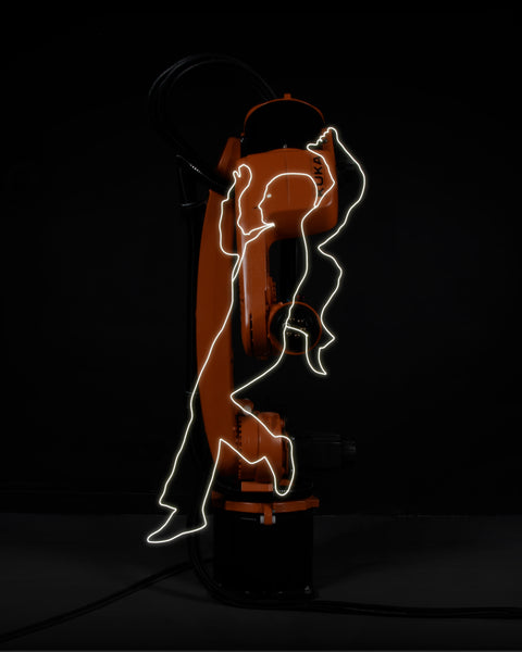 RN1475 Robot Light Drawing, Dancer, after Andy Warhol (c. 1953), 2022