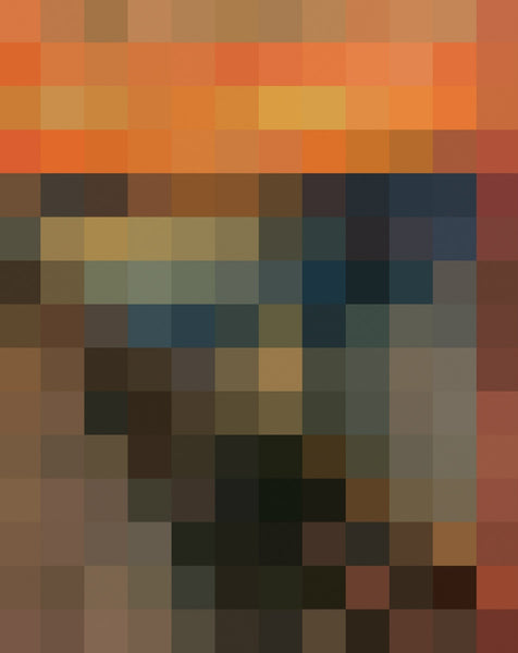 RN906 1893, Pixelated Painting, 2013